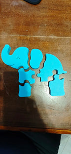Puzzle Elefant Montessori „EllieFit” 3D