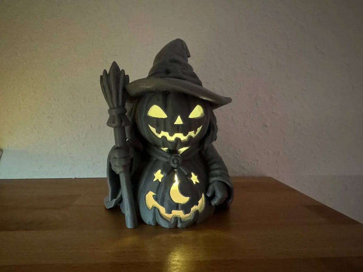 WitchKin | Veioză 3D Dovleac Vrăjitor