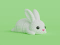 KnitBunny | Breloc 3D Iepuraș Articulat