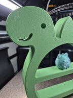 🦖 DinoShelf 3D | Etajeră Decorativă Dinozaur pentru Jucării