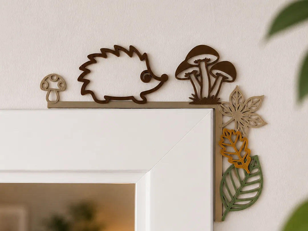 Decorațiune de Colț pentru Tocul Ușii „HedgehogCorner” 3D