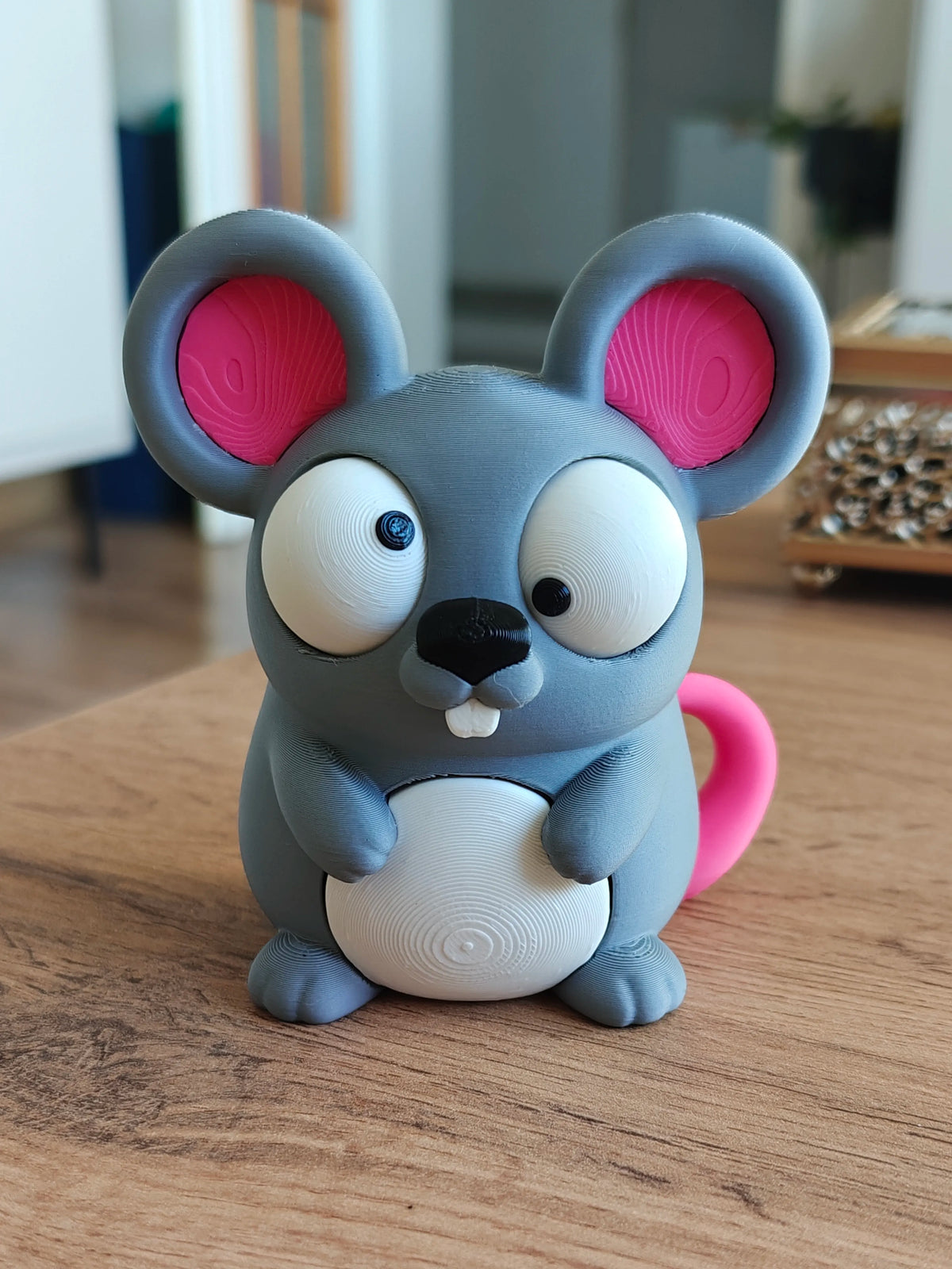 Figurină Șoricel Amuzant „GoofyMouse” 3D