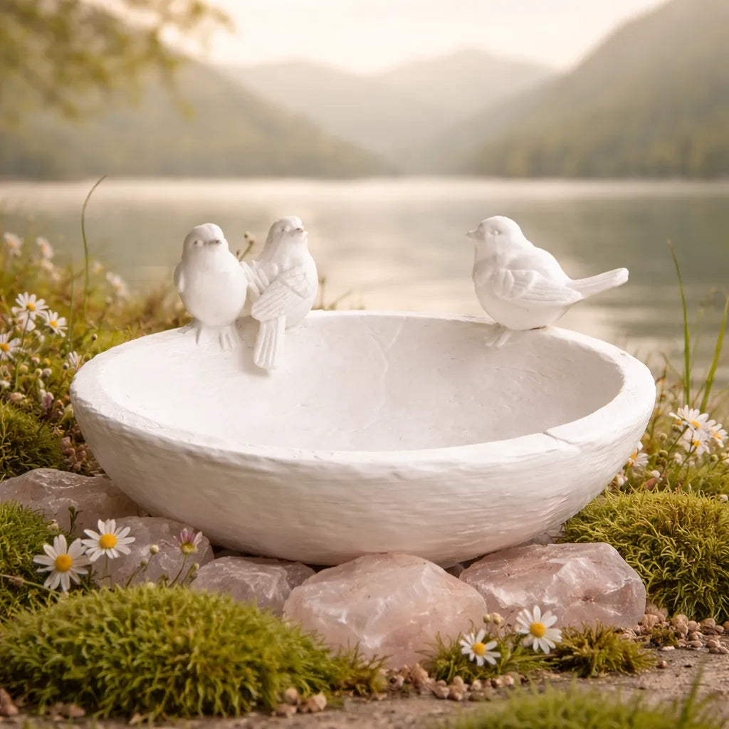 Băiță Decorativă pentru Păsări „BirdOasis” 3D
