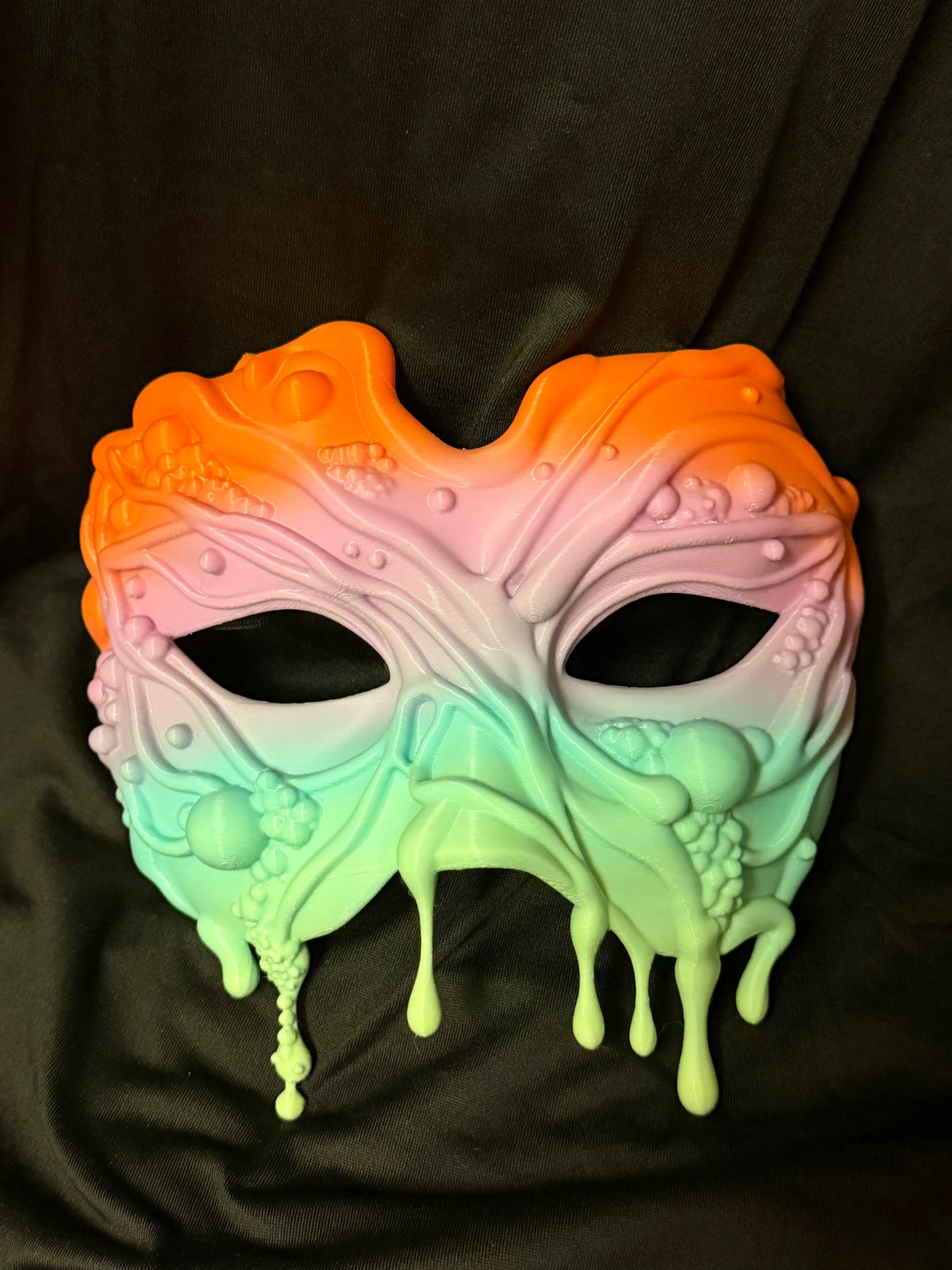 Mască Mascaradă Fluidă cu Efect de Picurare „Dripping Slime Mask” 3D