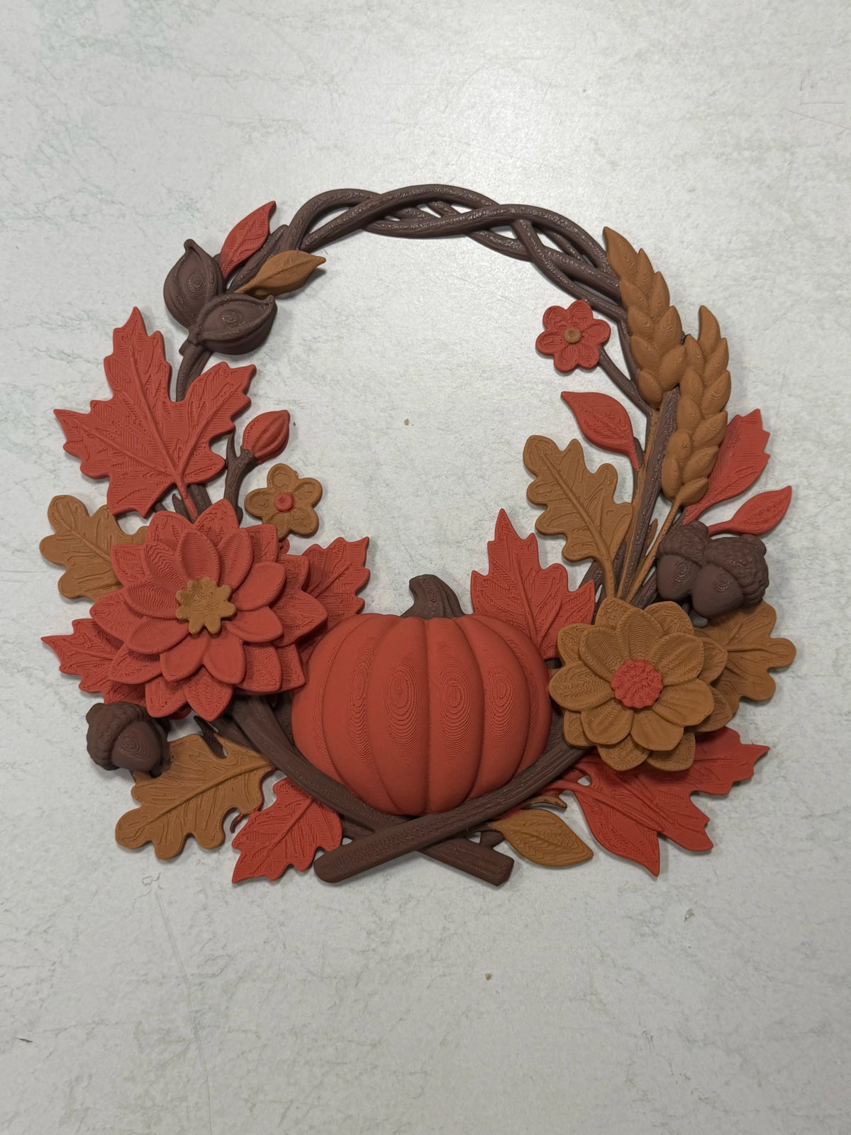 Coroniță Decorativă de Perete de Toamnă „AutumnWreath” 3D